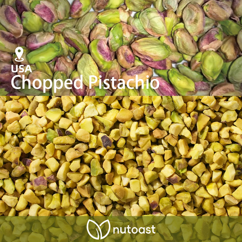 Nutoast Wholesale Chopped Pistachio, Roasted& Raw