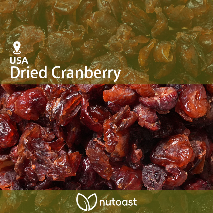 Nutoast Wholesale Dried Cranberry, Raw
