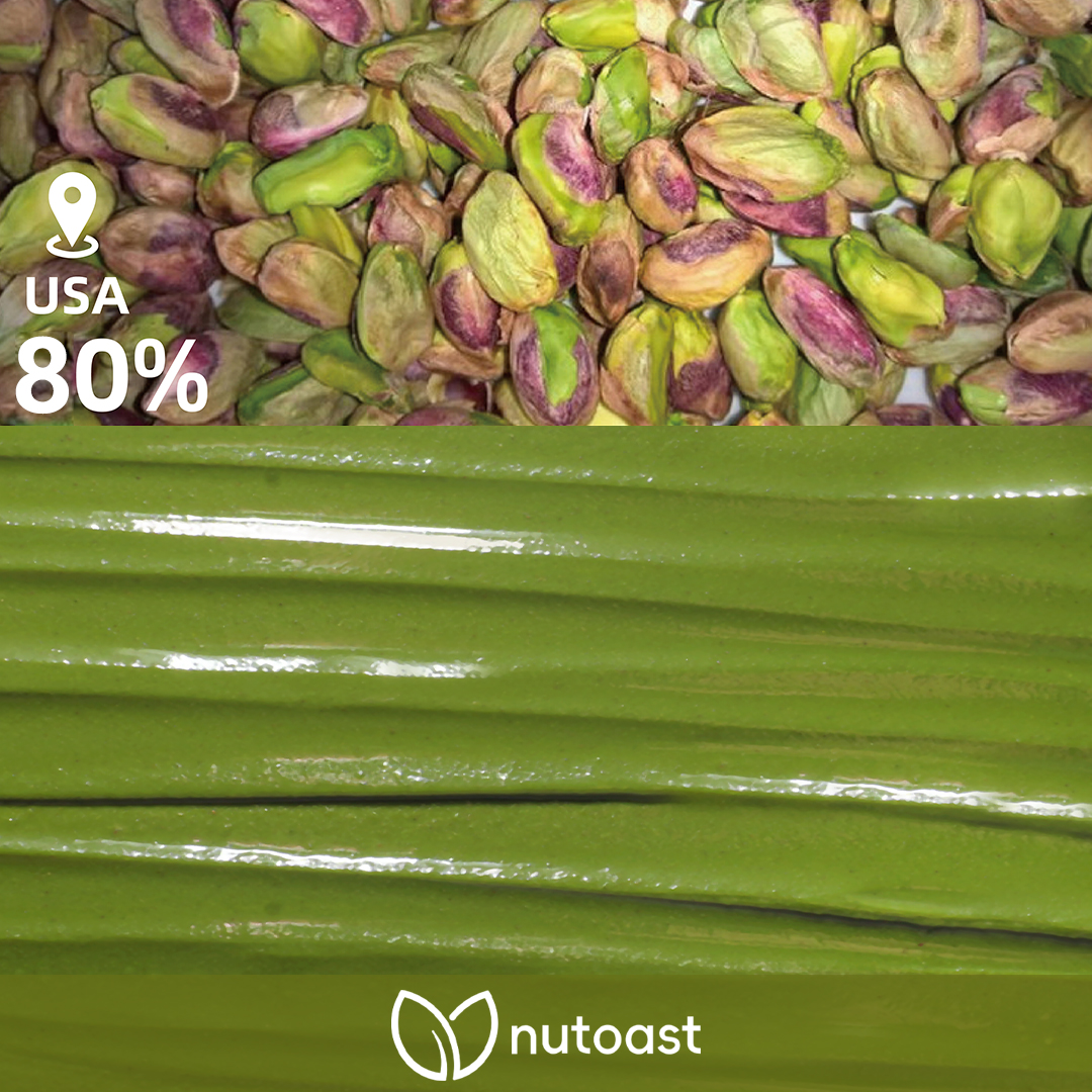 Nutoast Wholesale Sweet Pistachio Butter, Green