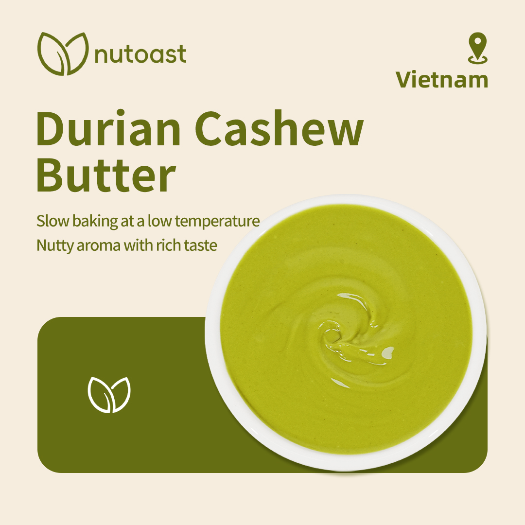 Nutoast Wholesale Durian Cashew Spread, Chunky - Image 2