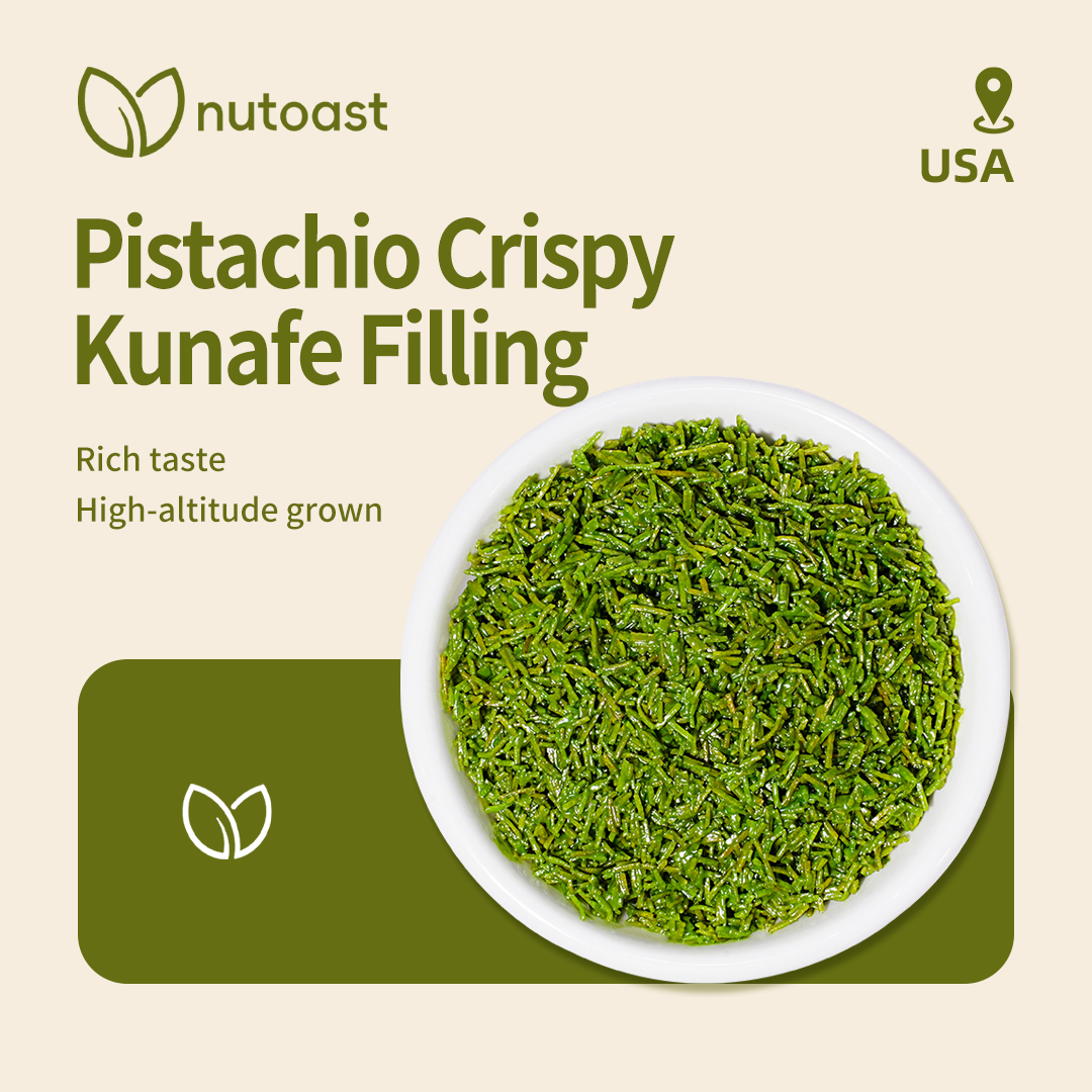 Nutoast Wholesale Pistachio Crispy Kunafe Filling - Image 2